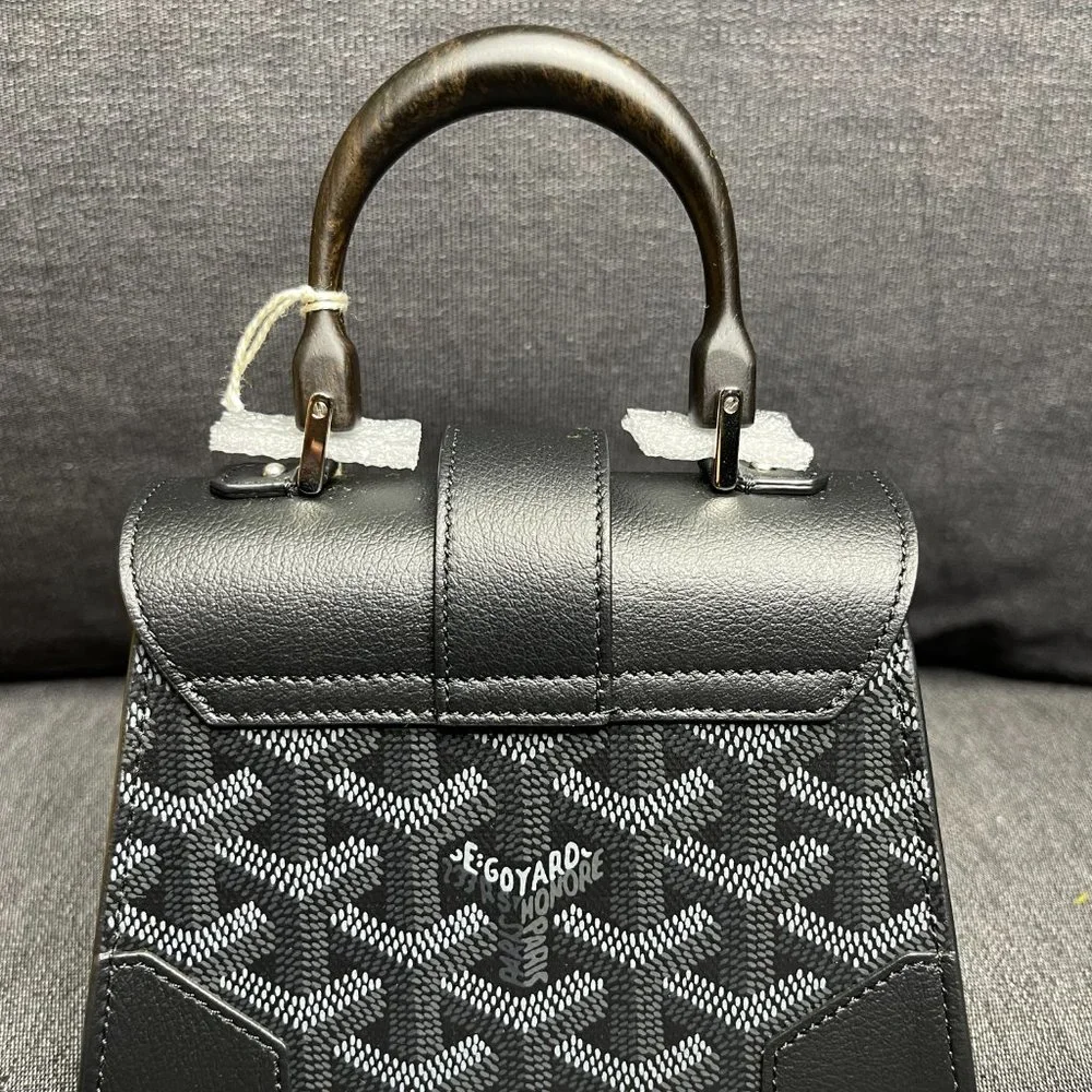 Goyard Limited Release New Nano Structured Saigon - Sold Out - Black/Red NWT - Picture 7 of 15